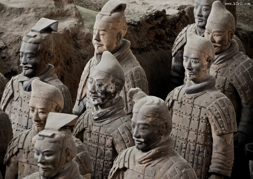 秦始皇陵兵马俑图片