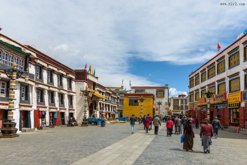 西藏建筑风景图片