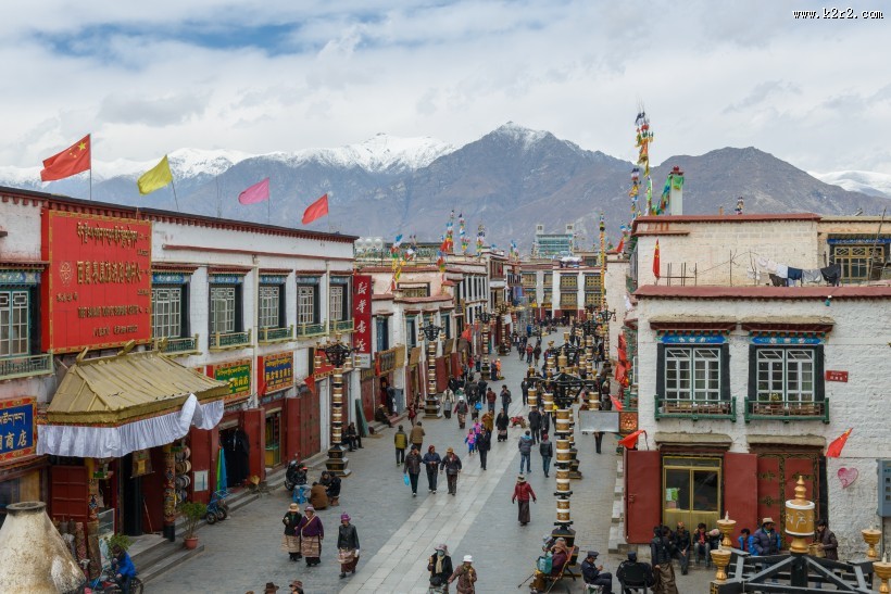 西藏建筑风景图片