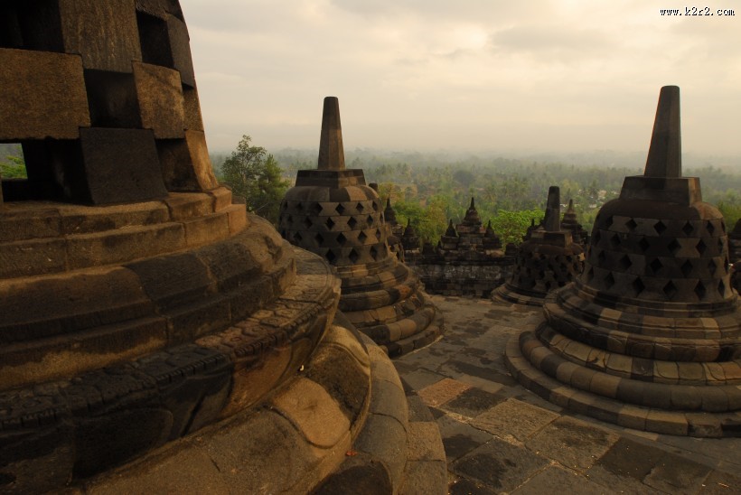 印尼爪哇岛建筑风景图片