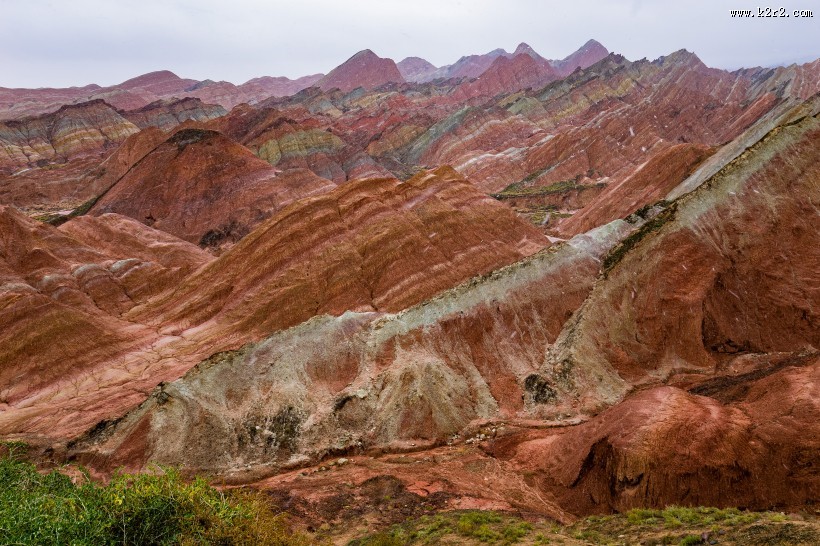 甘肃张掖丹霞地貌图片大全
