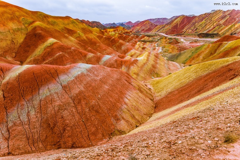 甘肃张掖丹霞地貌图片大全