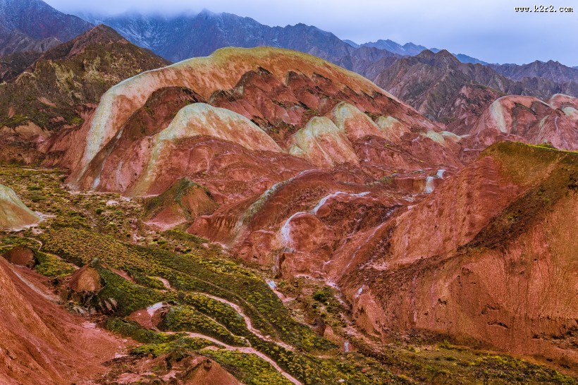 甘肃张掖丹霞地貌图片大全