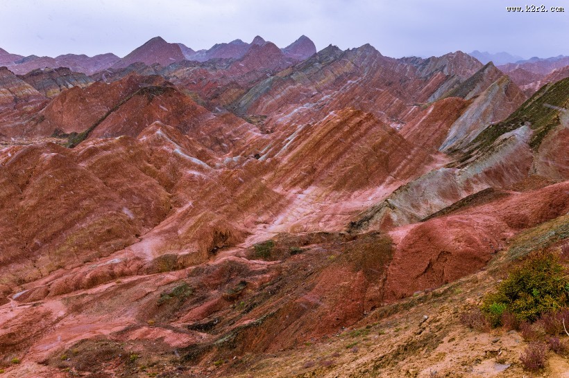 甘肃张掖丹霞地貌图片大全