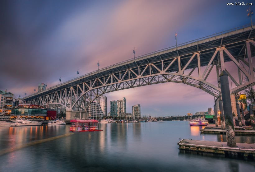 加拿大温哥华福尔斯溪港湾风景图片