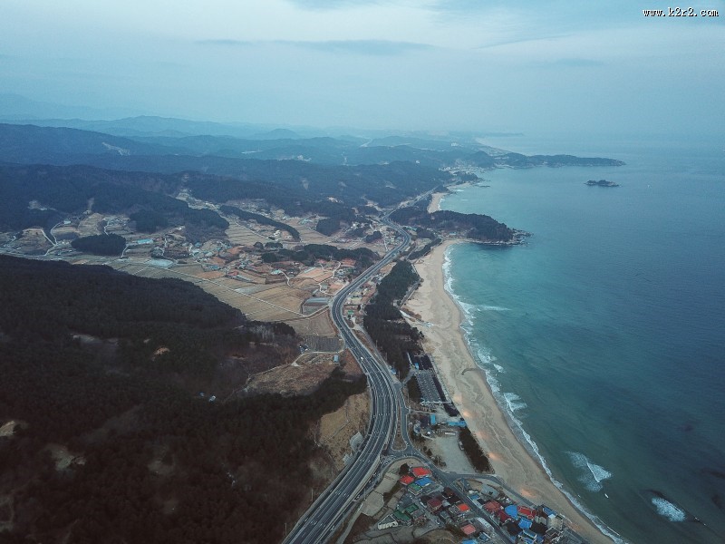 韩国海水浴场风景图片大全