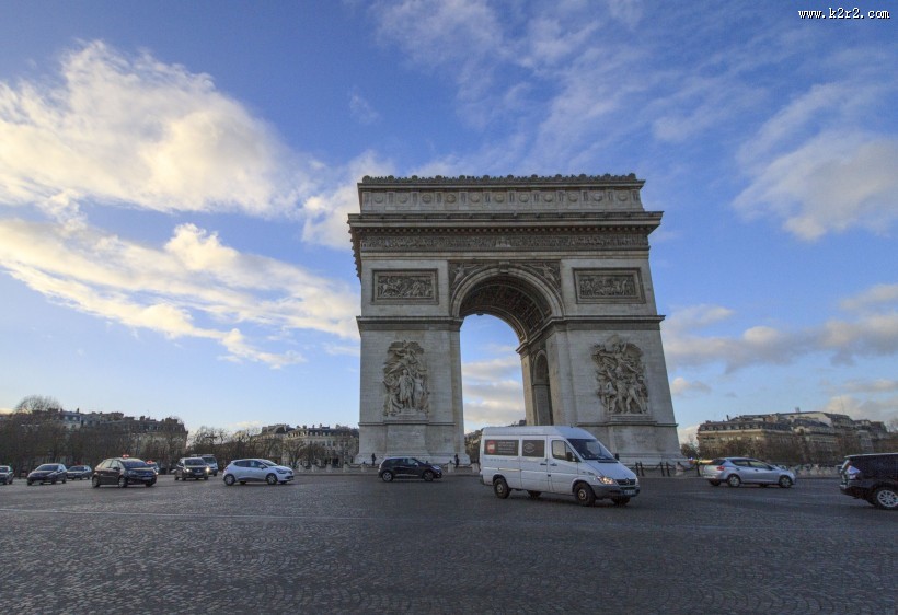 法国巴黎凯旋门图片大全