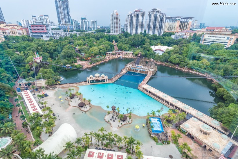 马来西亚水上乐园风景图片