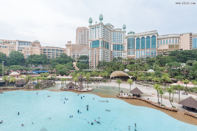 马来西亚水上乐园风景图片