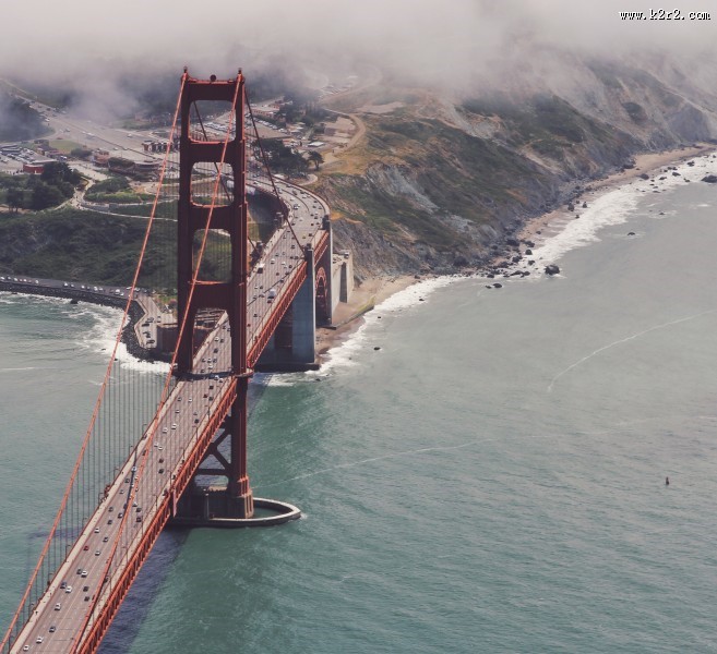 美国金门大桥图片