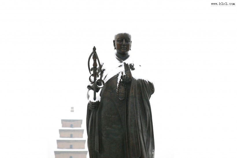 陕西西安雪景图片大全