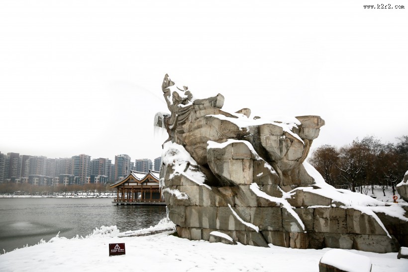 陕西西安雪景图片大全