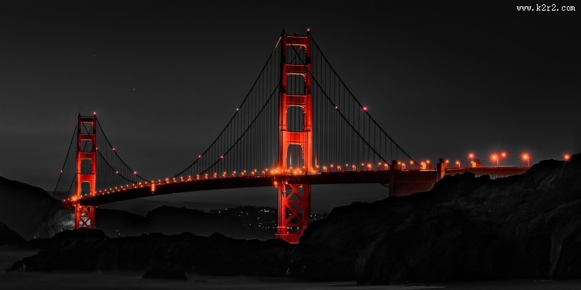 美国金门大桥图片