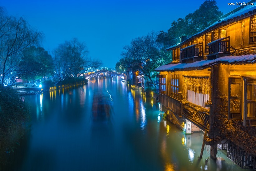浙江乌镇雪景图片大全