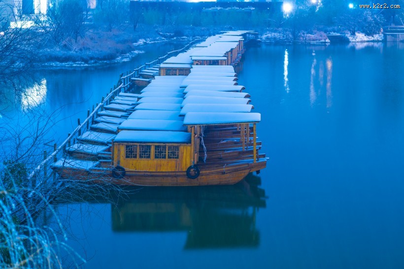 浙江乌镇雪景图片大全