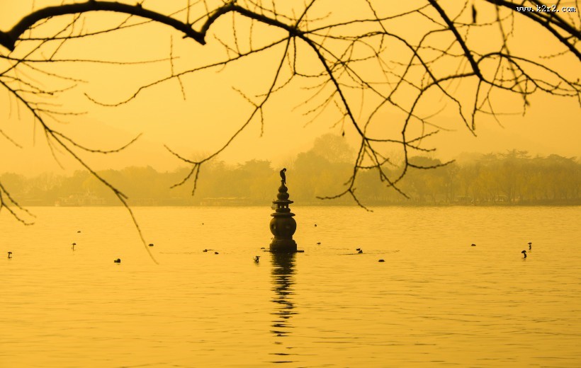 浙江杭州西湖风景图片