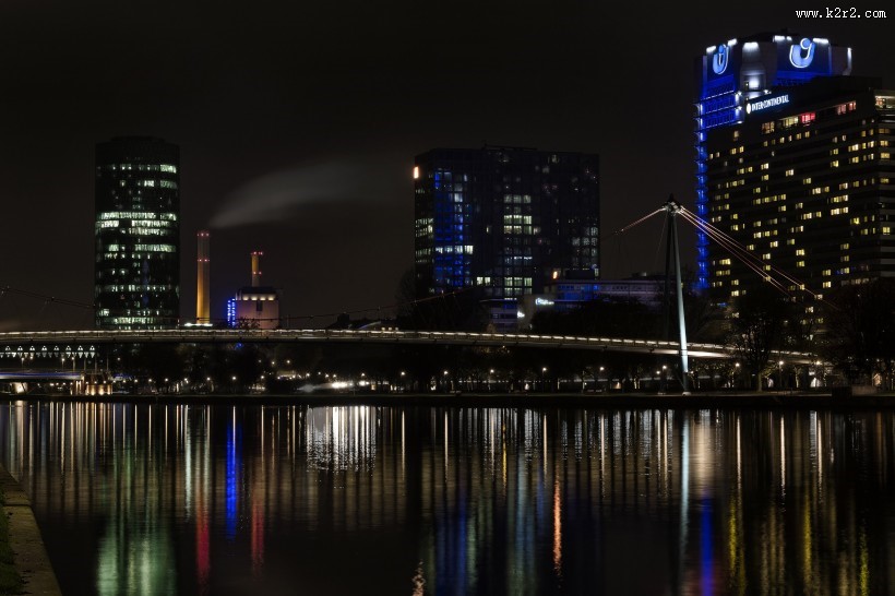 德国法兰克福夜景图片大全