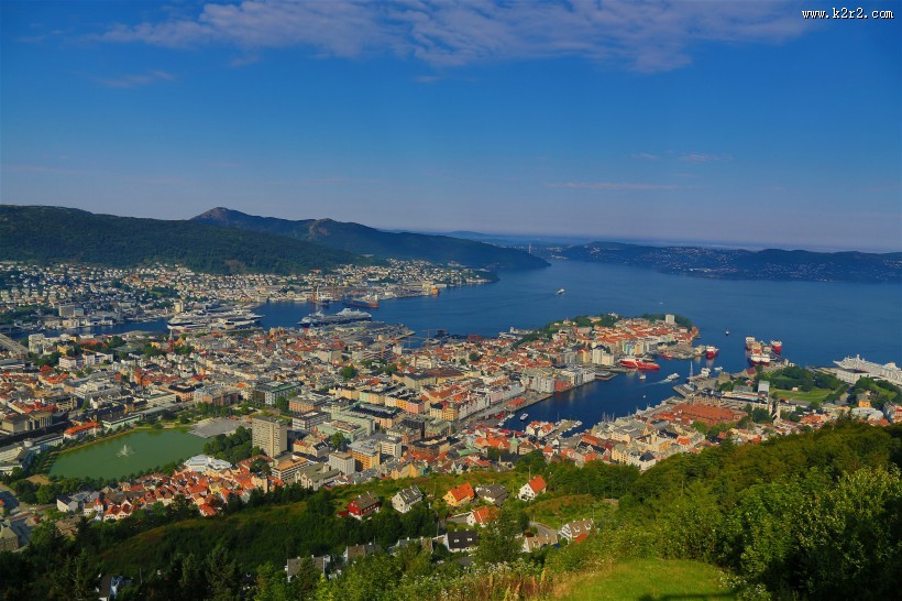 挪威卑尔根风景图片