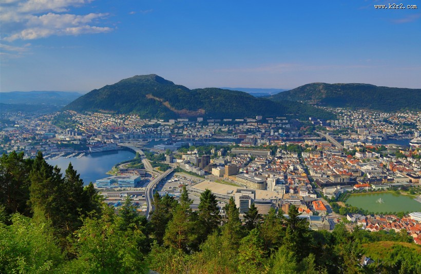 挪威卑尔根风景图片