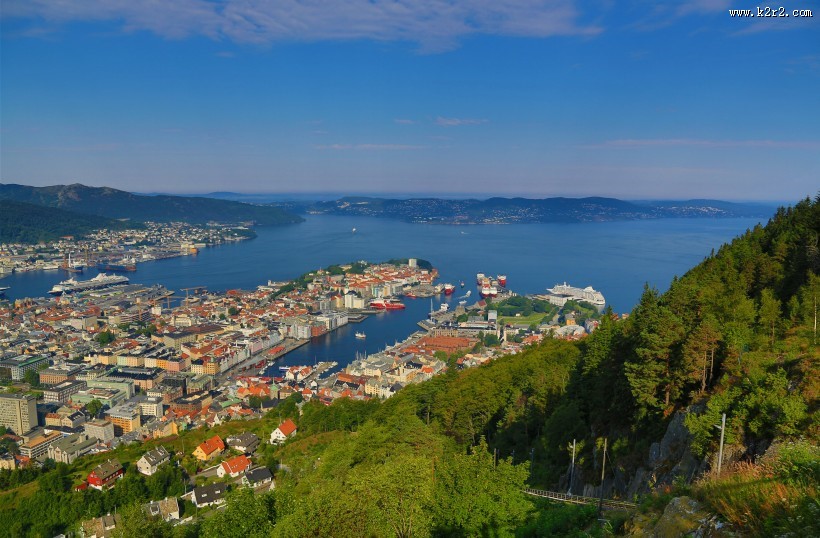 挪威卑尔根风景图片