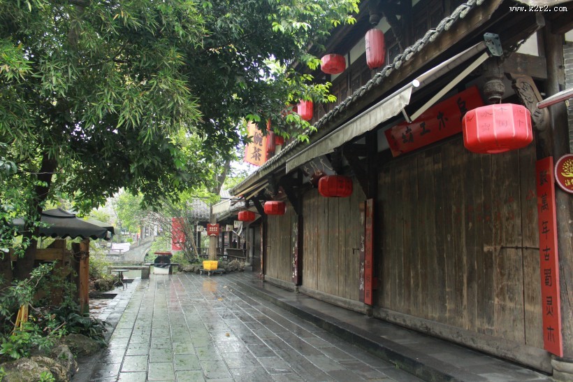 四川成都锦里风景图片