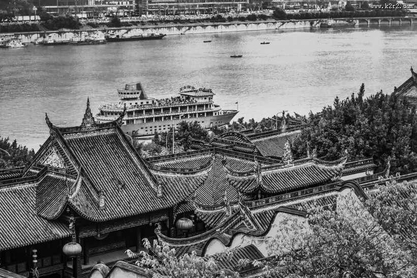 雾都重庆黑白照片风景图片大全