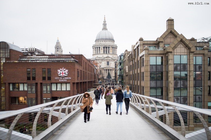 伦敦街头风景图片