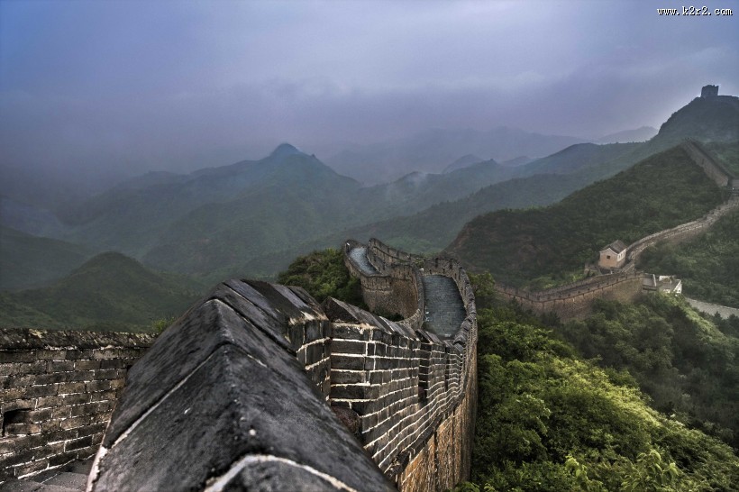 河北金山岭长城风景图片