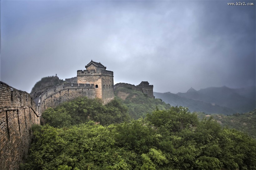 河北金山岭长城风景图片