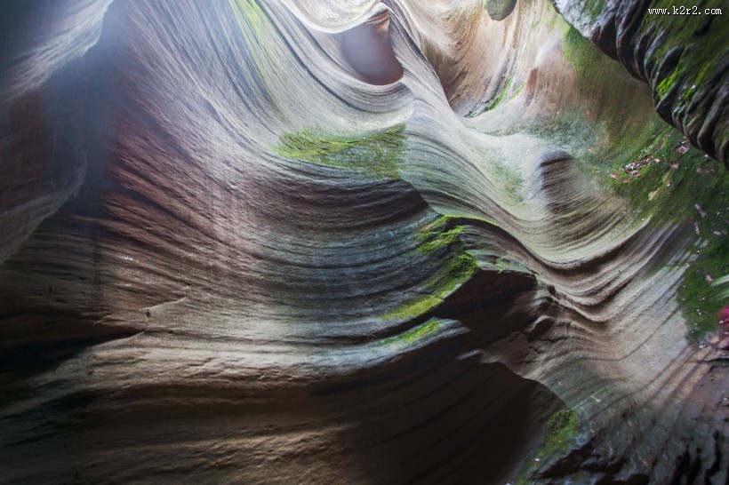 陕西甘泉雨岔大峡谷风景图片大全