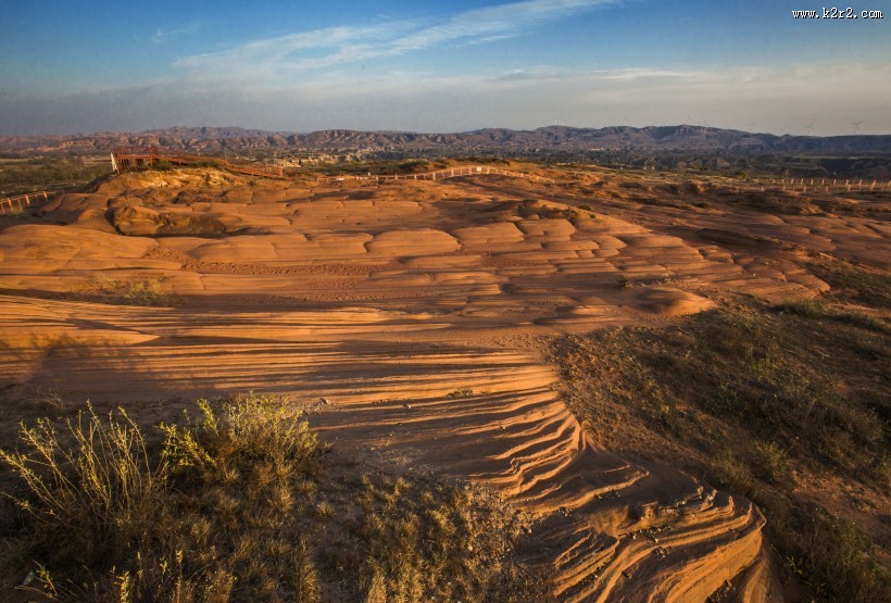 陕西靖边波浪谷风景图片大全