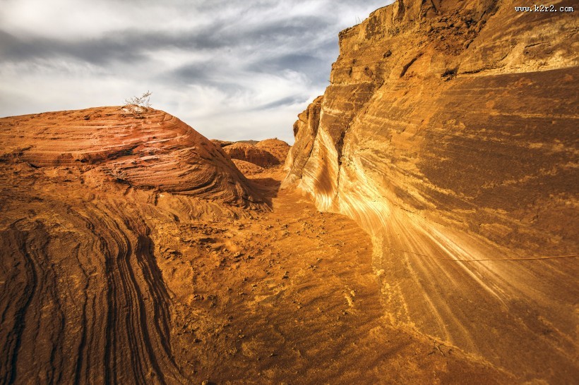 陕西靖边波浪谷风景图片大全