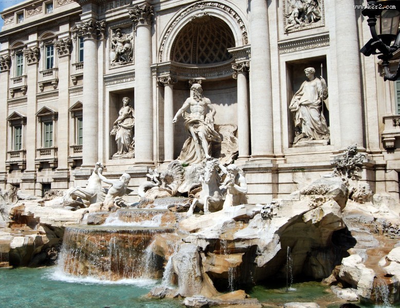 意大利特莱威喷泉图片