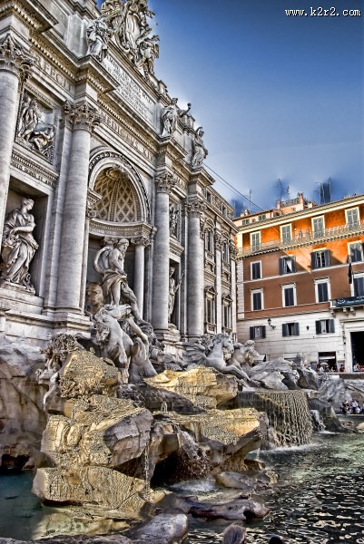 意大利特莱威喷泉图片