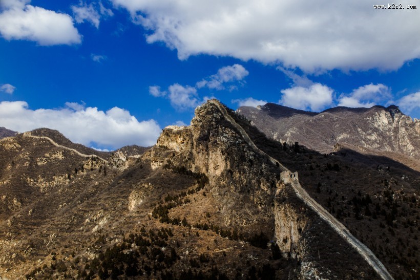 北京响水湖长城风景图片