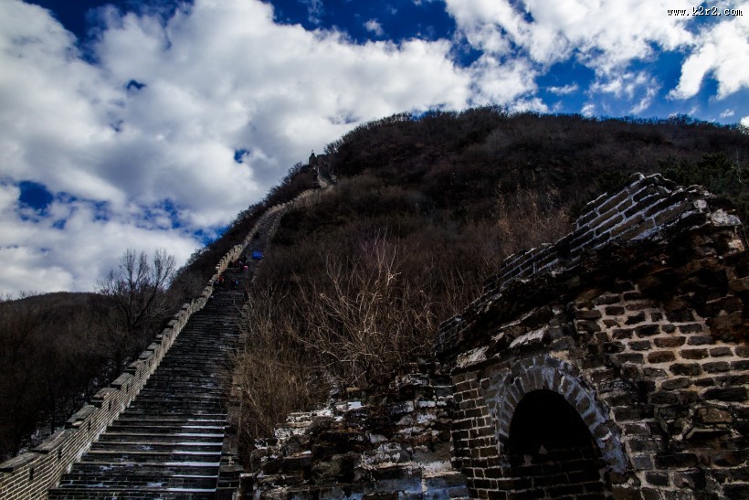 北京响水湖长城风景图片