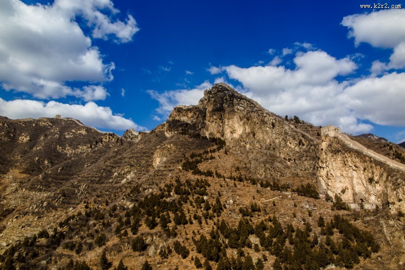 北京响水湖长城风景图片