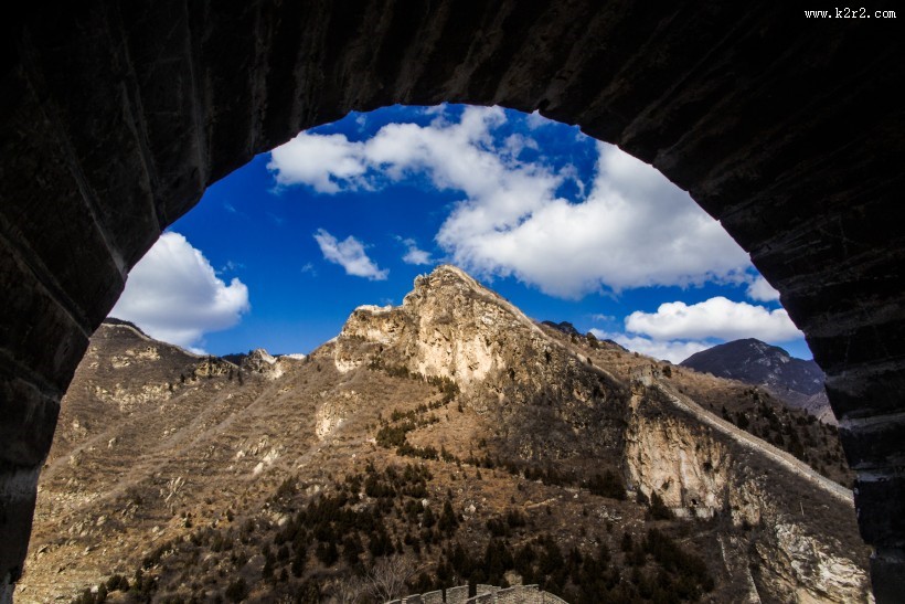 北京响水湖长城风景图片