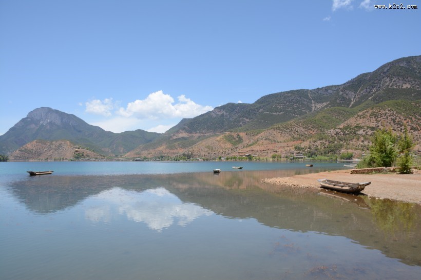 四川泸沽湖秀丽景色图片大全