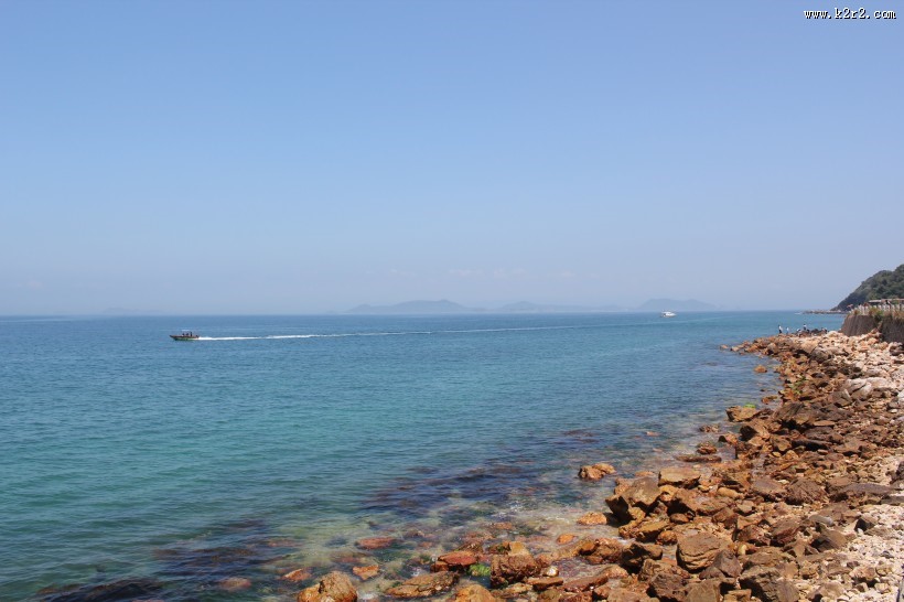 广东深圳鹿嘴山庄度假村唯美海景图片