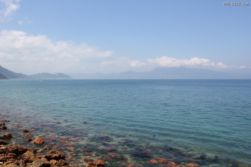 广东深圳鹿嘴山庄度假村唯美海景图片