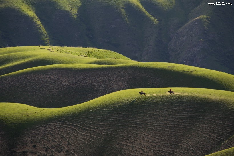 青海卓尔山风景图片