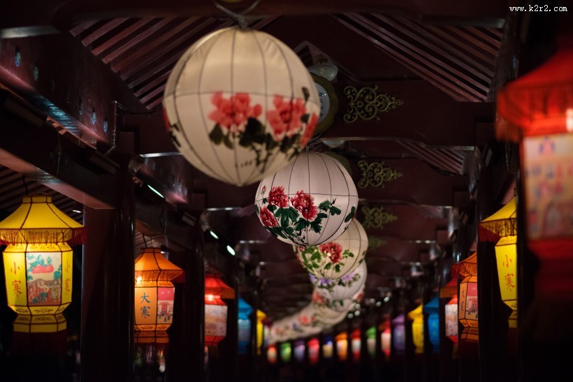 陕西西安大唐芙蓉园美丽夜景图片大全