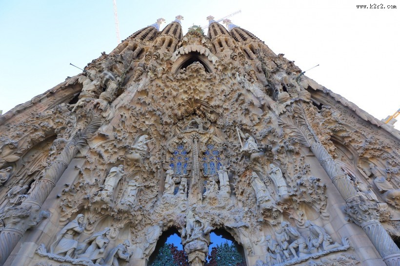 西班牙巴塞罗那圣家族大教堂图片