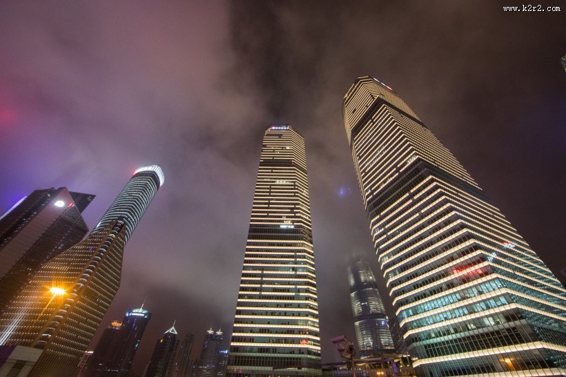 上海繁华夜景图片