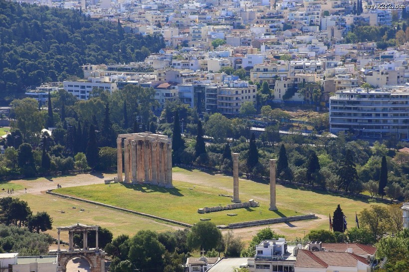 希腊雅典卫城风景图片大全