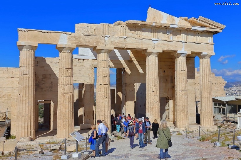 希腊雅典卫城风景图片大全