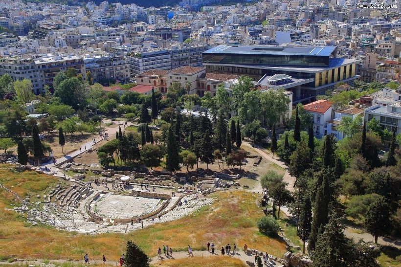 希腊雅典卫城风景图片大全