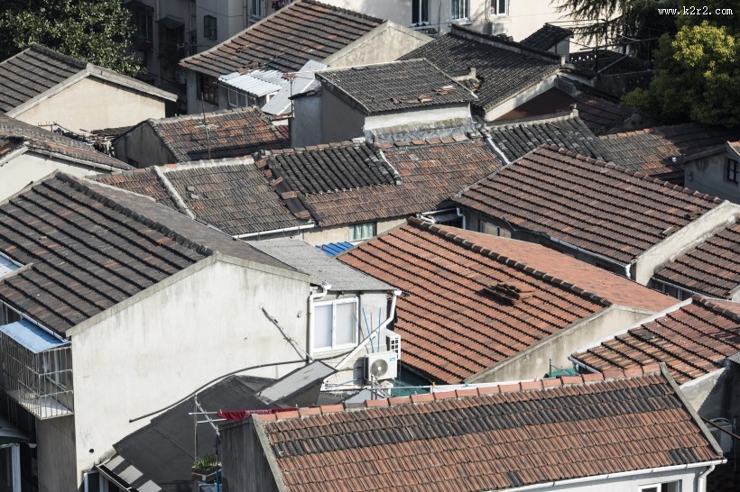 被城市包围的城中村建筑风景图片大全