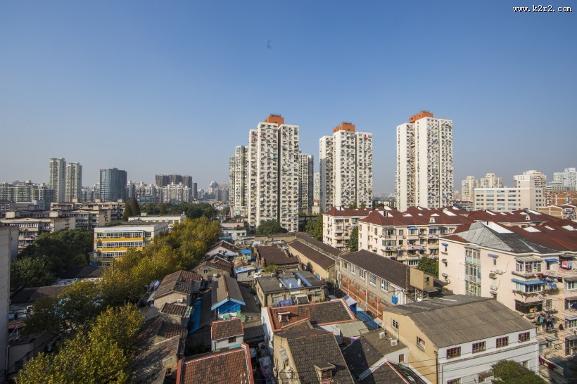 被城市包围的城中村建筑风景图片大全